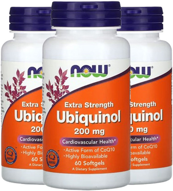 나우푸드 유비퀴놀 200mg 60소프트젤, 60정, 3개