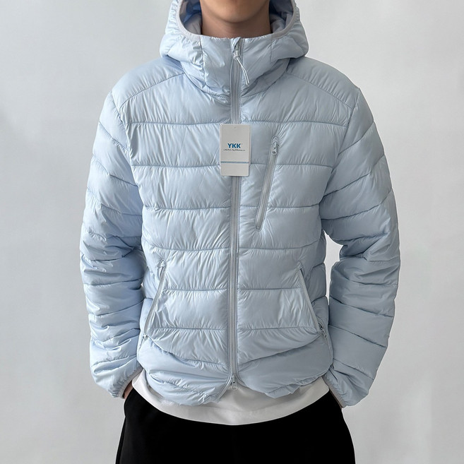 [고퀄리티/핏보장] 빠델 남녀공용 후드 점퍼 자켓 오버핏 아노락 숏 라이트 웰론 경량 패딩