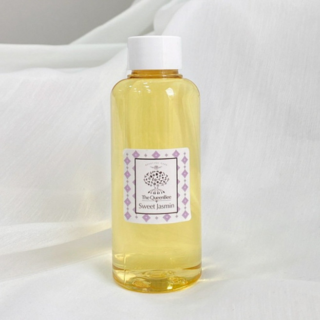 더퀸비 프리미엄 디퓨저리필 145ml 스윗자스민 (6가지 향기), 1개