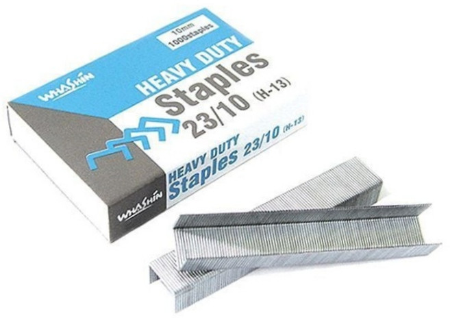 제본용 스테이플러 심 h-13 10mm 1000매입 제본심 문구용품 대형스테이플러심