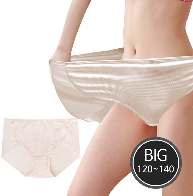 국산 빅사이즈 인견 노라인 여성팬티