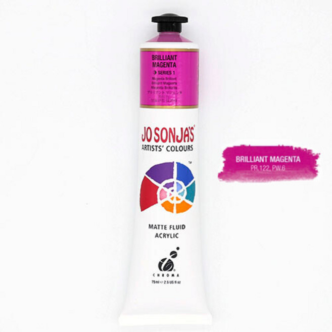 조소냐 아크릴물감 브릴리언트마젠타 032, 1개, 75ml