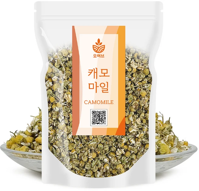 캐모마일꽃차 500g 카모마일 캐모마일 차 티, 상세페이지참조, 1개입, 1개 - 쿠팡