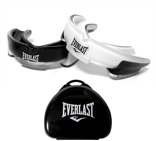 에버라스트 스파크2 싱글 복싱 마우스가드 싱글형 스파링 치아보호 충격흡수 격투기 마우스피스, 화이트
