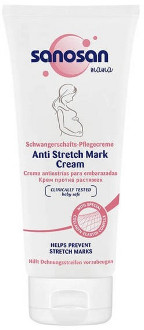 Sanosan 珊諾 孕女神膠原彈力抗紋霜 200ml, 1個
