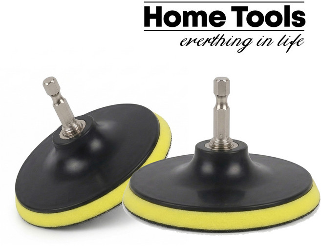 그라인더 샌딩패드 드릴샌딩기 125mm (5인치) 1+1 백업패드 전동드릴 사포 패드 어댑터포함, 1개