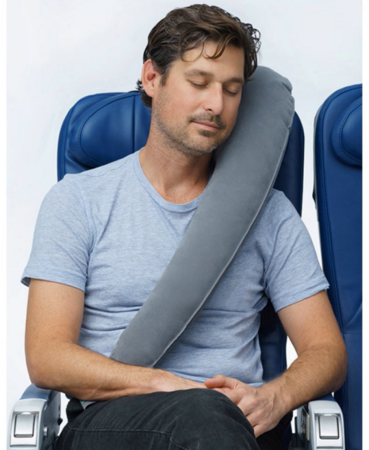 그로스티 공기주입식 여행용 목베개