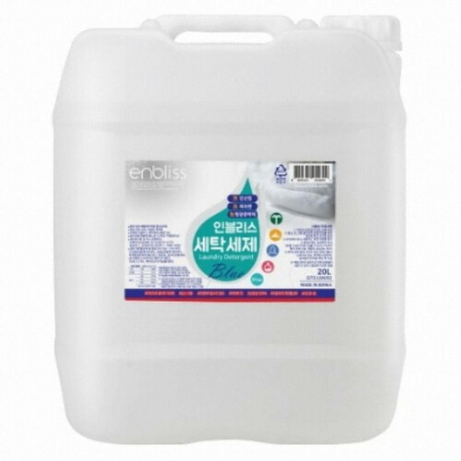 인블리스 세탁세제 블루, 4개, 20L