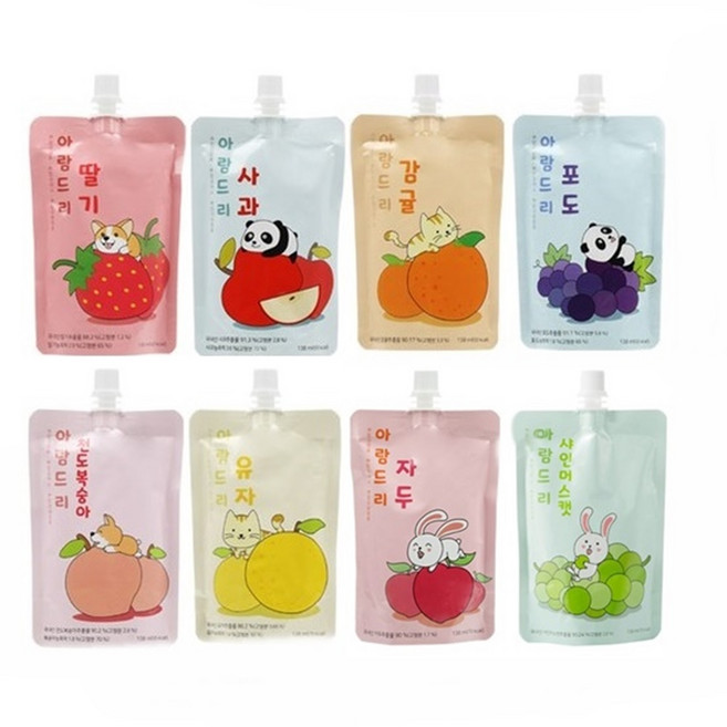 아람농장 아람드리 아기 주스, 138ml, 10팩