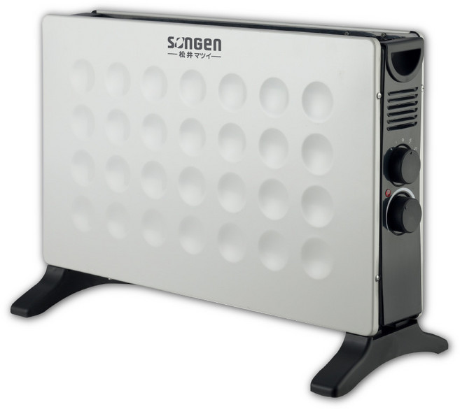 Songen 電暖器 操作簡單 輕巧設計 安全可靠 節能省電, 白色, SG-713RCT