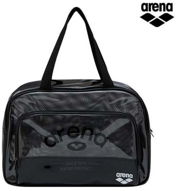 아레나 A3AC1AB15 BLK 아레나 에나멜 손가방 수영가방 비치가방