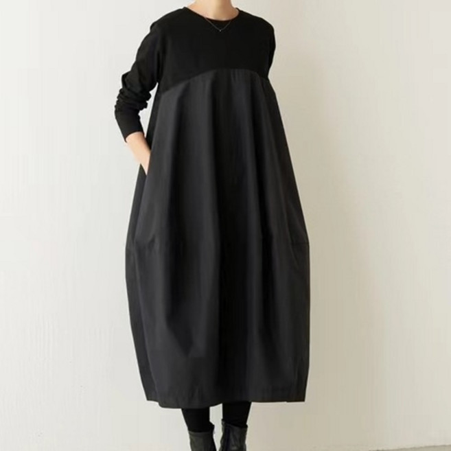 루크 아방핏 코튼 믹스 롱원피스 임부복겸용