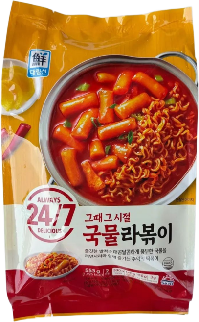 대림선 그때 그 시절 국물 라볶이 553g, 3개