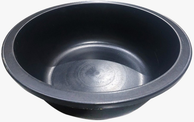 곰방 다라이 흑색 450x160mm 원형 고무통 대야 공구리 대형 미장 다용도, 1개
