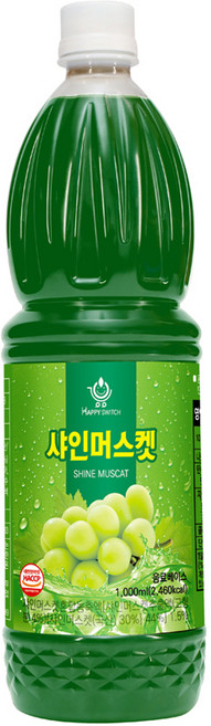 해피스위치 과일농축액 샤인머스켓 아이스티 1000ml x 12개입, 1L, 12개