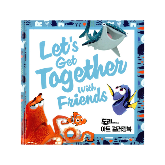 아르누보 도리를 찾아서 아트 컬러링북 +미니수첩제공, DisneyEnterprises,Inc.