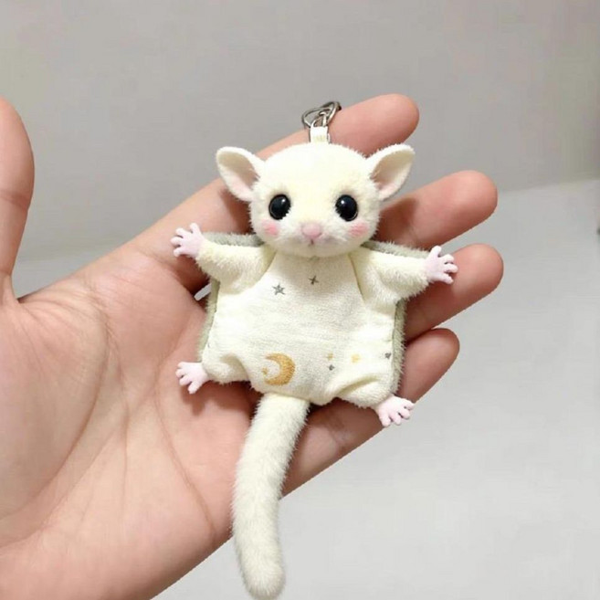 슈가글라이더 인형 날다람쥐 키링, 1개