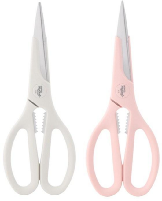 도루코 뉴베이직 주방 가위, 아이보리, 2개