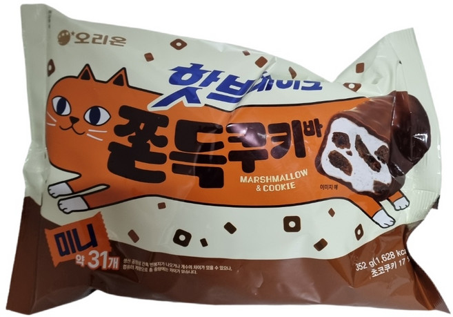 궁금한공작소 핫브레이크 쫀득쿠키바, 1개, 352g