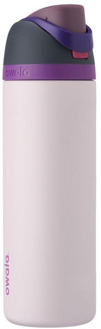 Owala FreeSip 빨대 포함 단열 스테인리스 스틸 물병 BPA 프리 스포츠 여행에 적합 709.8ml(24온스) 퍼팅 그린_145709, 드리미 필드_145709