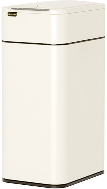 다룸 스마트 자동 센서 냄새 차단 쓰레기통 30L+ 전용봉투, 아이보리