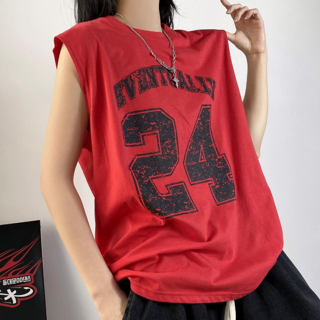 [디디댄스] 자체제작 베놈 24 나시 y2k 댄서 방송댄스 무대의상 에어로빅복 걸스힙합 데일리