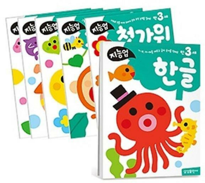 타이거 지능업 만 3세 세트 전 6권, 삼성출판사