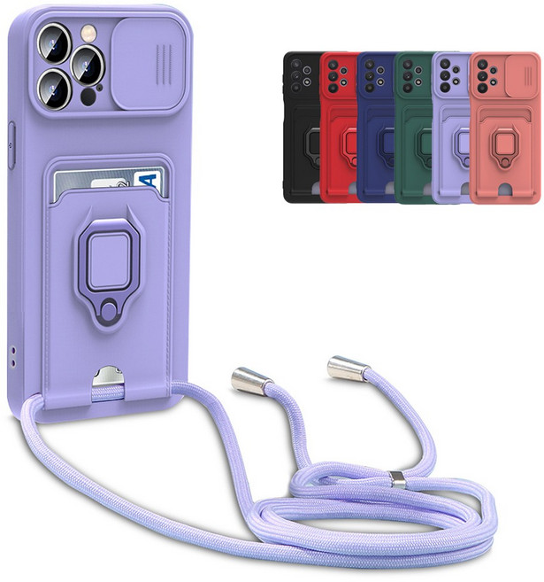 갤럭시 A시리즈 카메라보호 카드수납 목걸이케이스 A17 A56 A36 A16 A55 A35 A25 A15