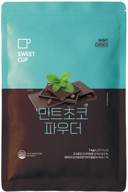 스위트컵 민트초코 파우더, 1kg, 1개입, 1개