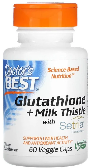 닥터스베스트 글루타치온 밀크씨슬 Glutathione Mil Thistle 캡슐 60정 - 쿠팡