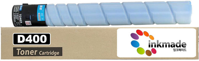 신도리코 D400 재생토너 D401 D402 D405 D406 D407 D400T29KK D400T26KC D400T26KM D400T26KY, 2. 파랑재생토너, 1개