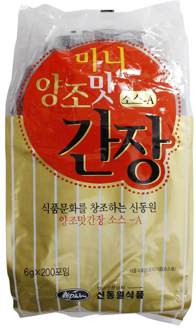 신동원식품 미니양조맛간장소스, 1.2kg, 3개