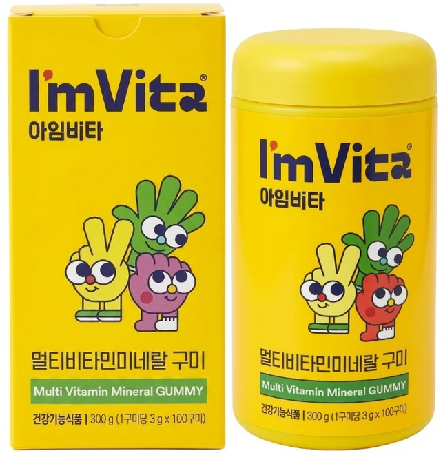 아임비타 멀티비타민 미네랄 구미, 100정, 2개 - 쿠팡