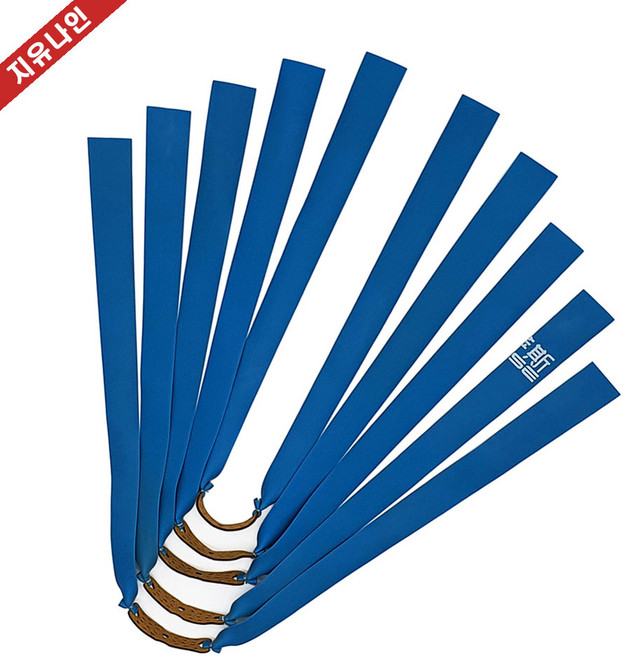 지유나인 새총고무줄 플랫밴드 5P, 5개, 0.8(블루)