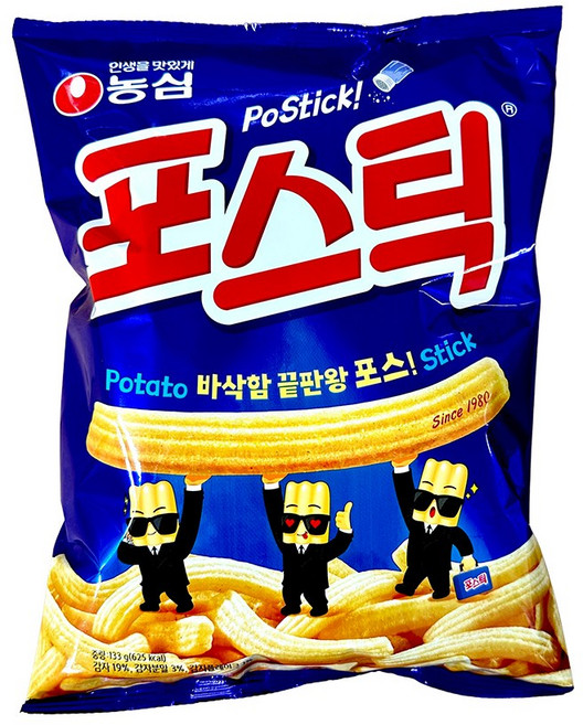 농심 포스틱+키링2종