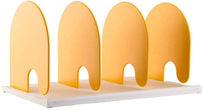 시우리빙 내맘대로 책꽂이 북엔드 데스크정리함, 내맘대로 책꽂이/옐로우