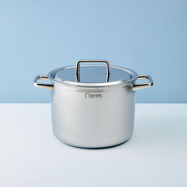 쿠퍼 심플 양수냄비 통5중 스텐냄비 16 18 20 22(선택), 1개, 단품, 22cm