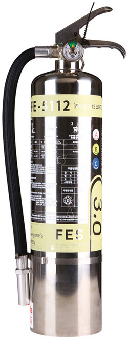 한국소방자재 청정소화기 3kg Novec 1개, 소화기단품(Novec)