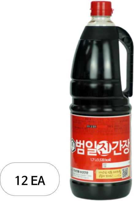 범일 진간장, 1.7L, 12개