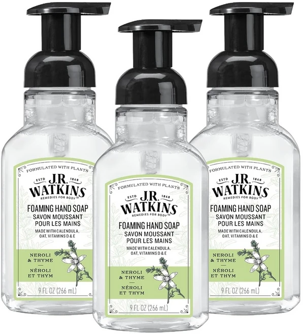 제이알와킨스 포밍 레몬 핸드워시 모이스처라이징 손 세정제 3개, 1세트, 266ml - 쿠팡