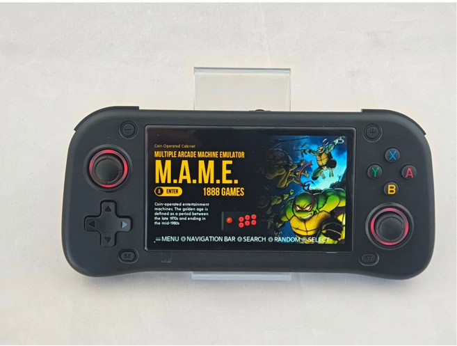 G28 휴대용 게임 콘솔 HD 화면 안드로이드 PSP PS1 아케이드 에뮬레이터 듀얼 플레이어 롱 배터리 가정용 클래식 레트로 (GTA5 지원), 128GB, black