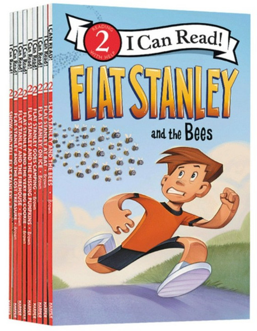 [경컴퍼니] 국내 아이캔리드 플랫 스탠리 10권 세트 영어원서 Flat Stanley 음원제공