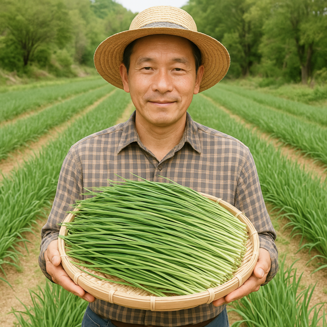 삼시세끼연구소 제철보약 남해 노지부추 영양 부추 햇부추, 1박스, 2kg