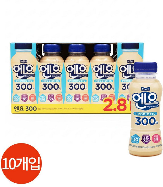 CL 매일 엔요 280ml x 10개 ala946oc, 1ml