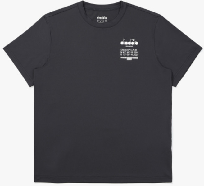 디아도라 Diadora DRC 베이직 러닝 반팔 티셔츠 그레이 매장정품 216902