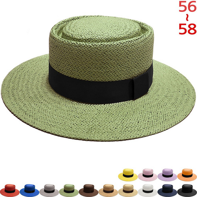 이럭셔리클럽 보트햇 중절모 페도라 가볍고 착용감 좋은 모자 남자 여자 여름 모자 파나마햇-CAP240539