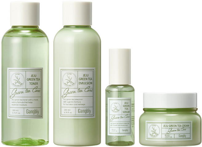 강블리 제주 녹차 스킨+로션+크림+세럼 기초4종세트, 1개