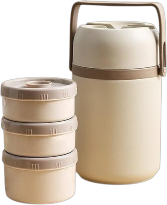 코코리브 시그니처 보온도시락, 1개, 베이지