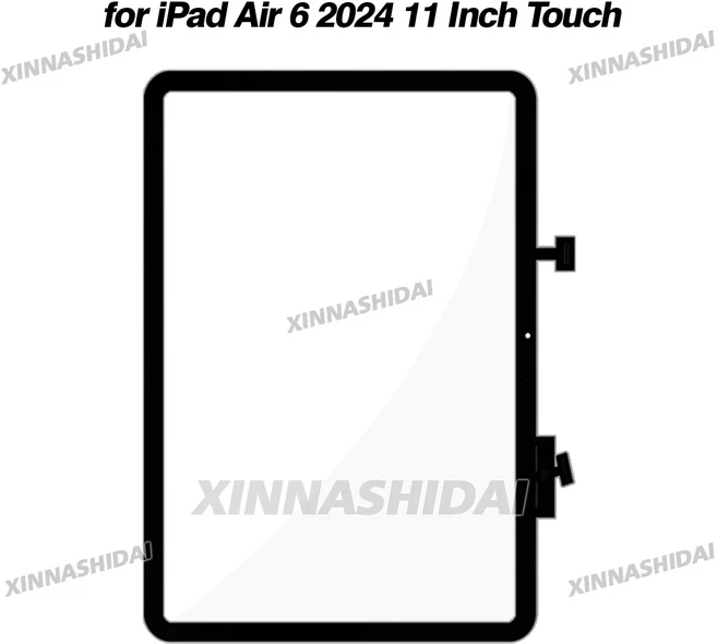 AAA + 11 "iPad Air 6 2024 터치 스크린 패널 디지타이저 전면 유리 교체 부품 세대 A2902, 01 11 inch black TP