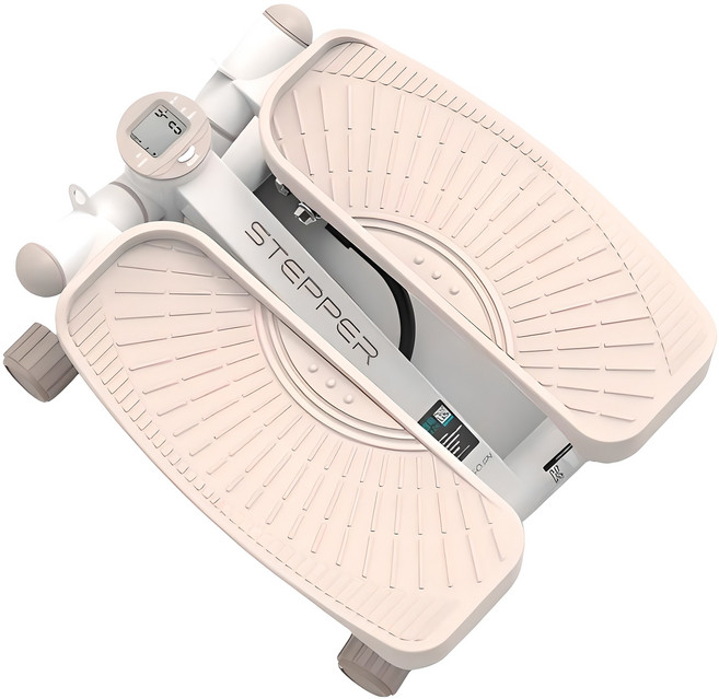이고진 트위스트 워킹 스텝퍼 파워플러스 조각매트 포함, 베이지